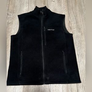 Marmot Polartec Sofsole black fleece vest XL